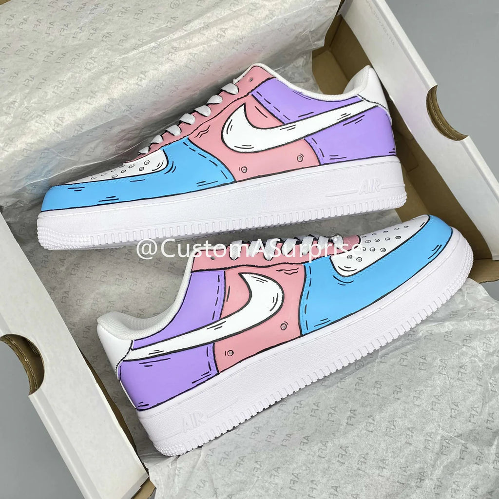 Cartoon-Inspired Custom Air Force 1s: Unleash Your Creativity