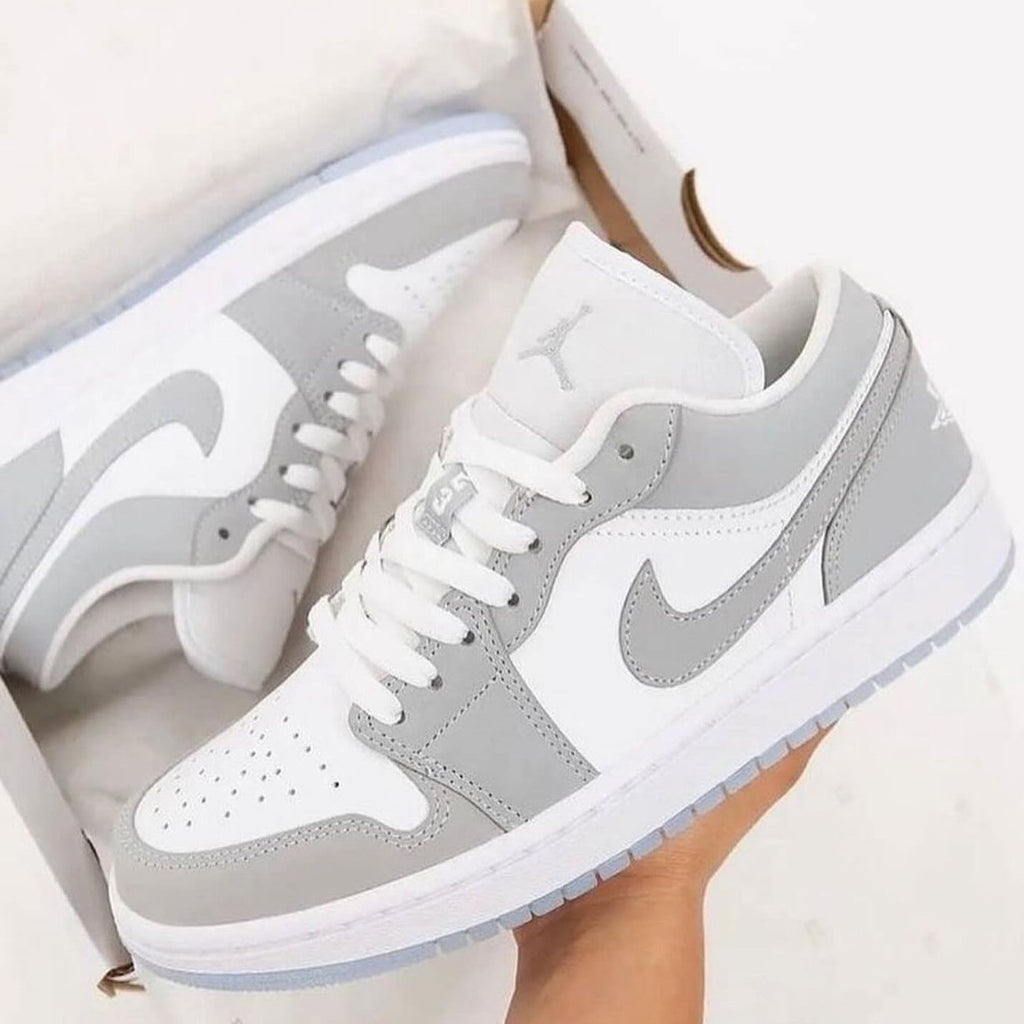 Custom Air Jordan 1 Grey White