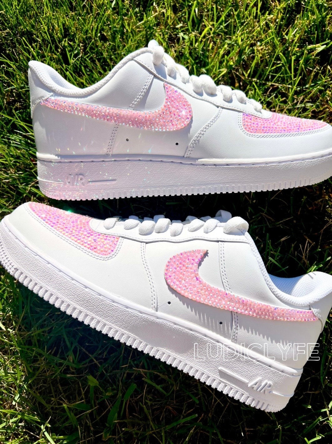 Custom glitter air force ones store