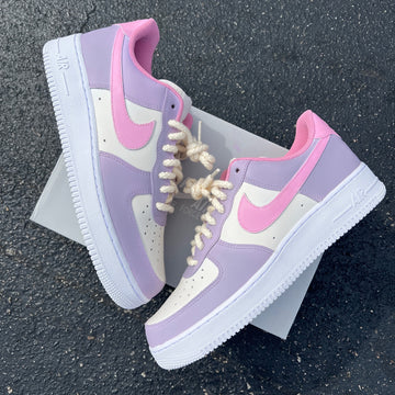 Custom Air Force 1 Baby Pink Lilac