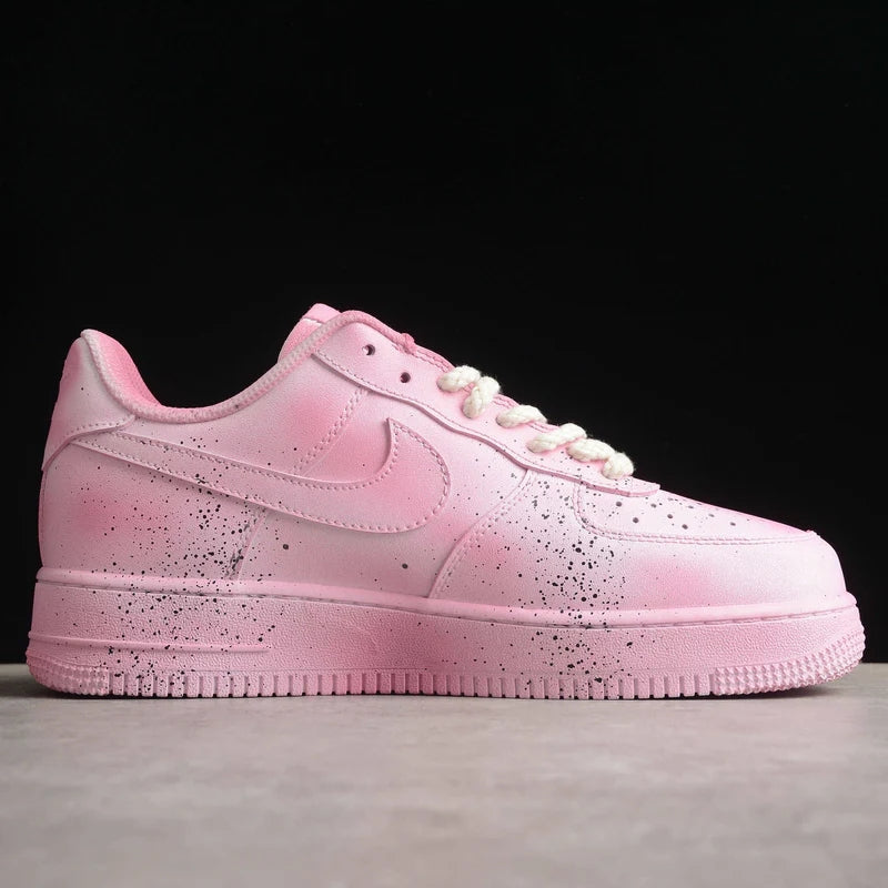 Custom Air Force 1 Pink With Cross