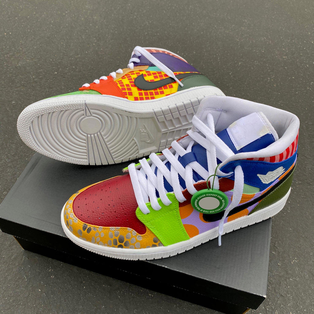Custom Air Jordan 1 Multicolor With Various Patterns