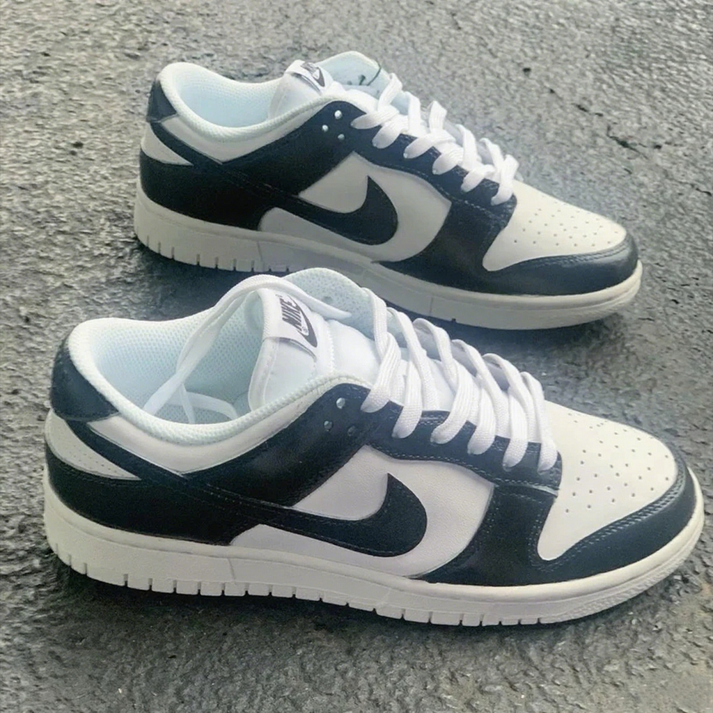 Custom Dunk Black And White Simple Design