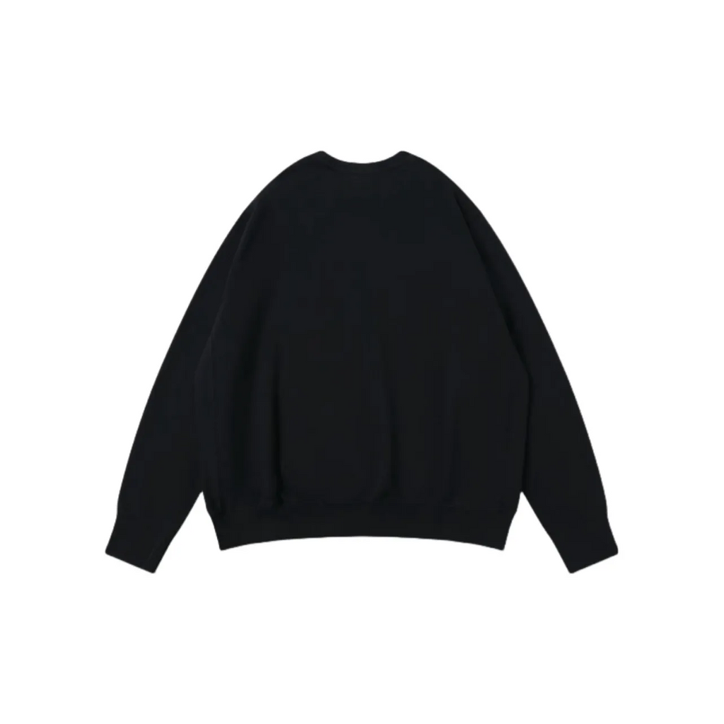 Custom Embroidery Nike Sweatshirt Black With Floral Crescent