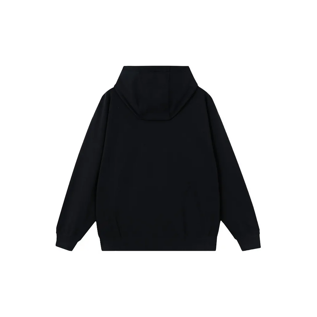 Custom Embroidery Nike Sweatshirt Black With Floral Emblem