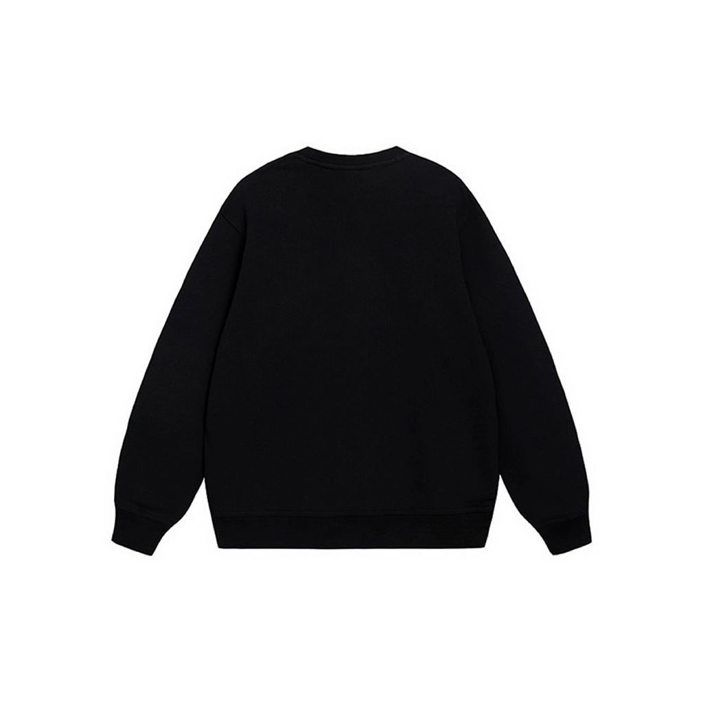 Custom Embroidery Nike Sweatshirt Black With Golden Bamboo