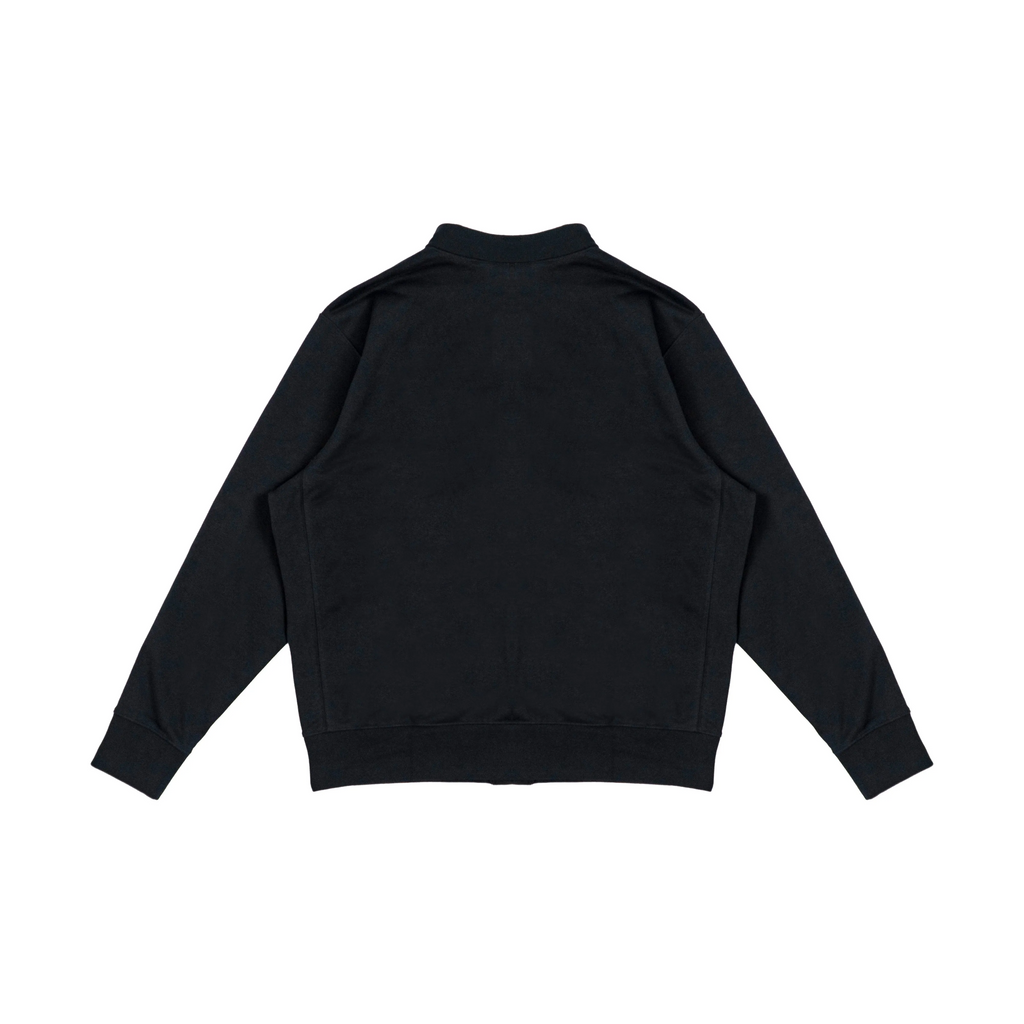 Custom Nike Sweatshirt Black With Chinese Knot Buttons