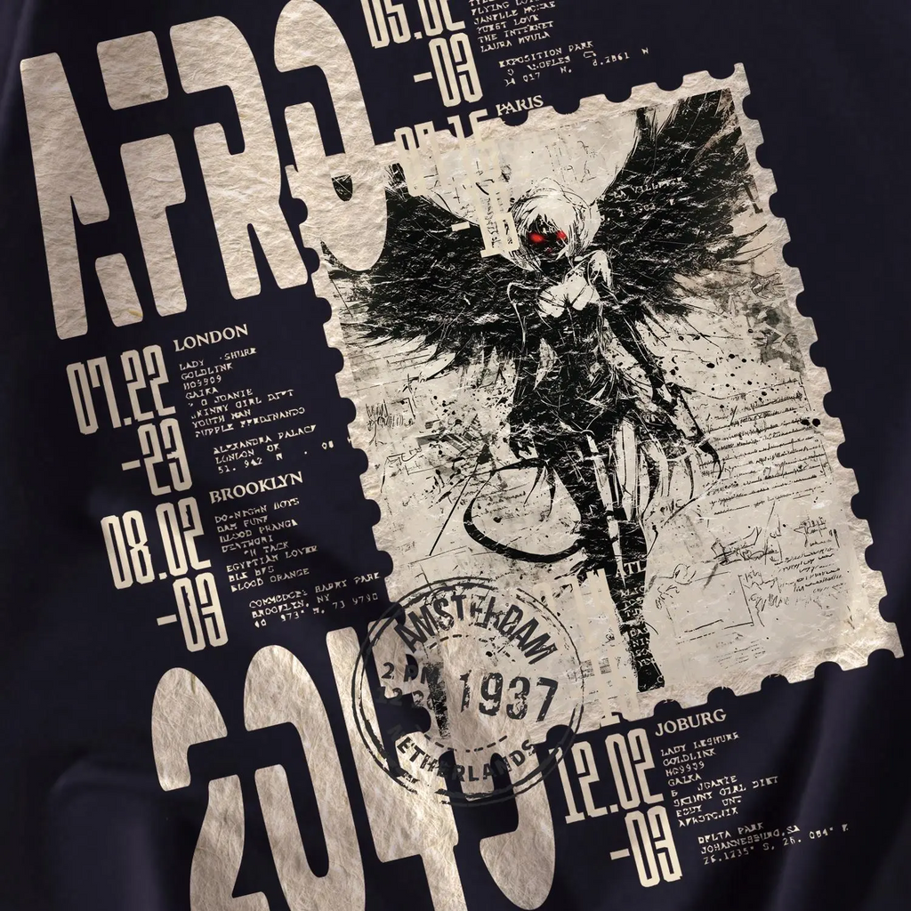 Custom Nike Sweatshirt Black With Retro Stamp Pattern