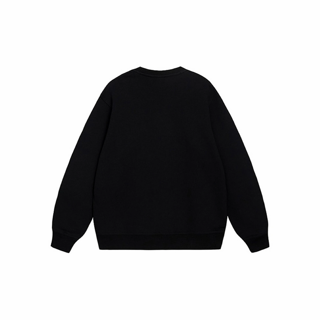 Custom Nike Sweatshirt Black With Small Logo