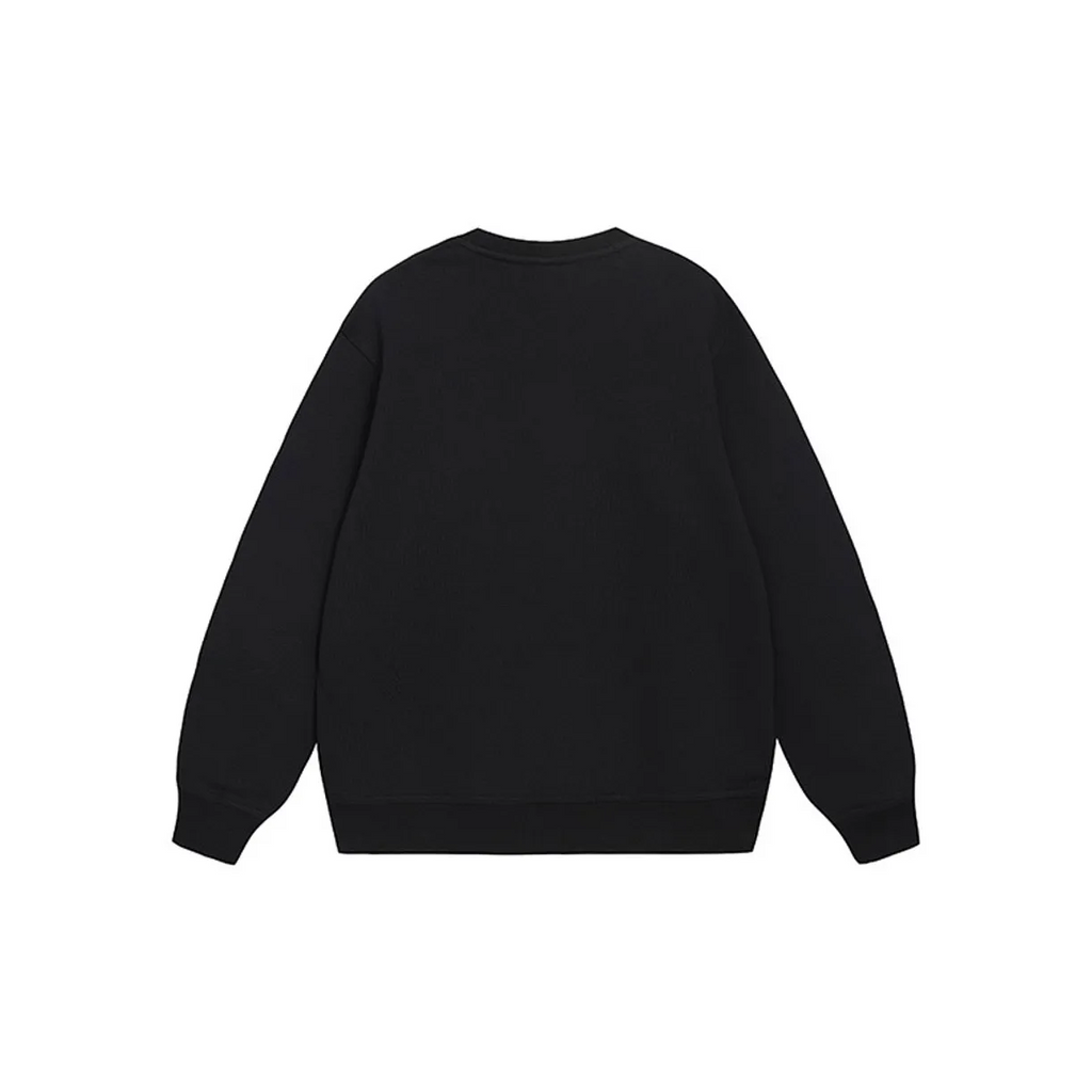 Custom Nike Sweatshirt Black With Teddy Bear Pattern Fabric